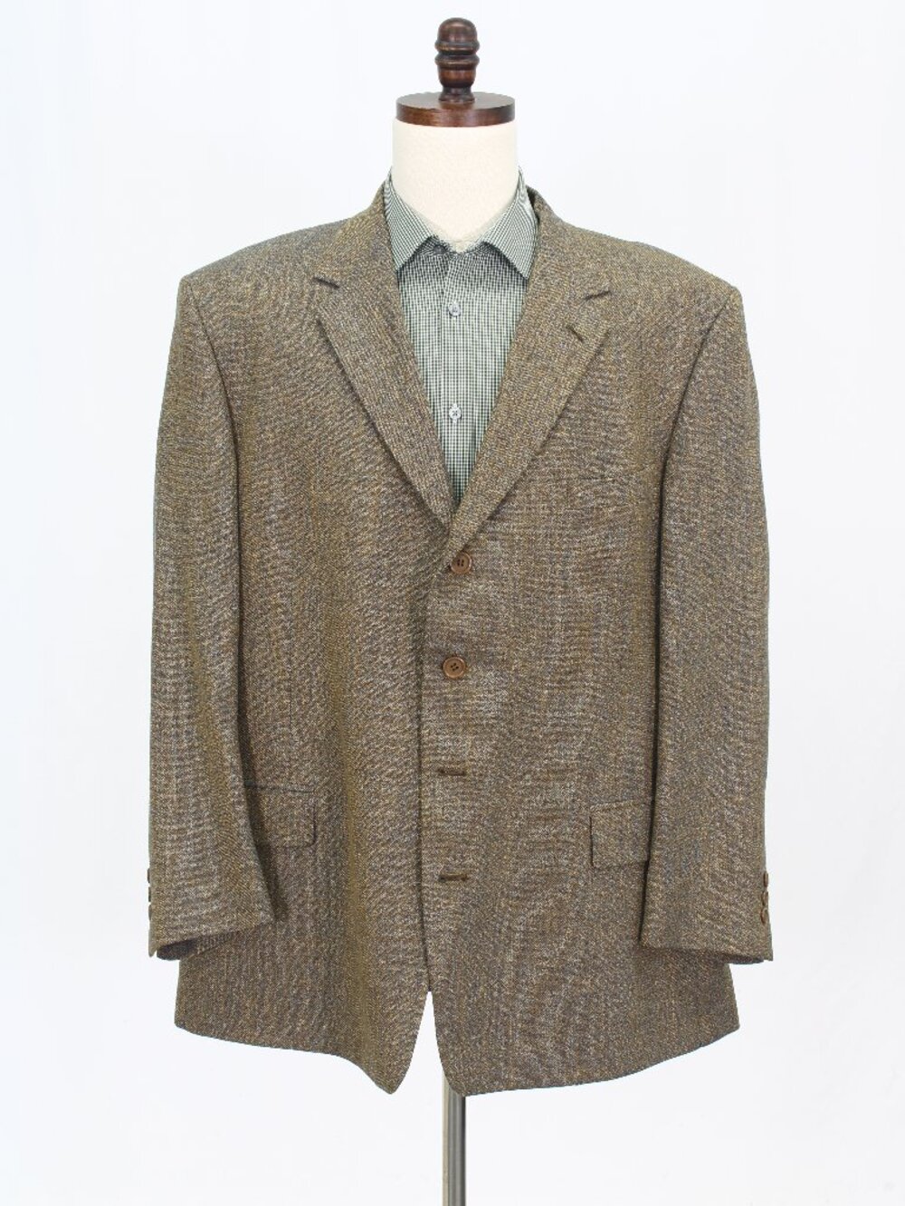 Daniel Hechter 48R Brown Blazer Sport Coat Jacket 4-Button Solid W692